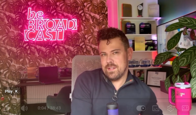 Josh Tracey-Wheeler presenting episode 20 of Accidentally Brilliant, looking back at career lessons from guests across the series.