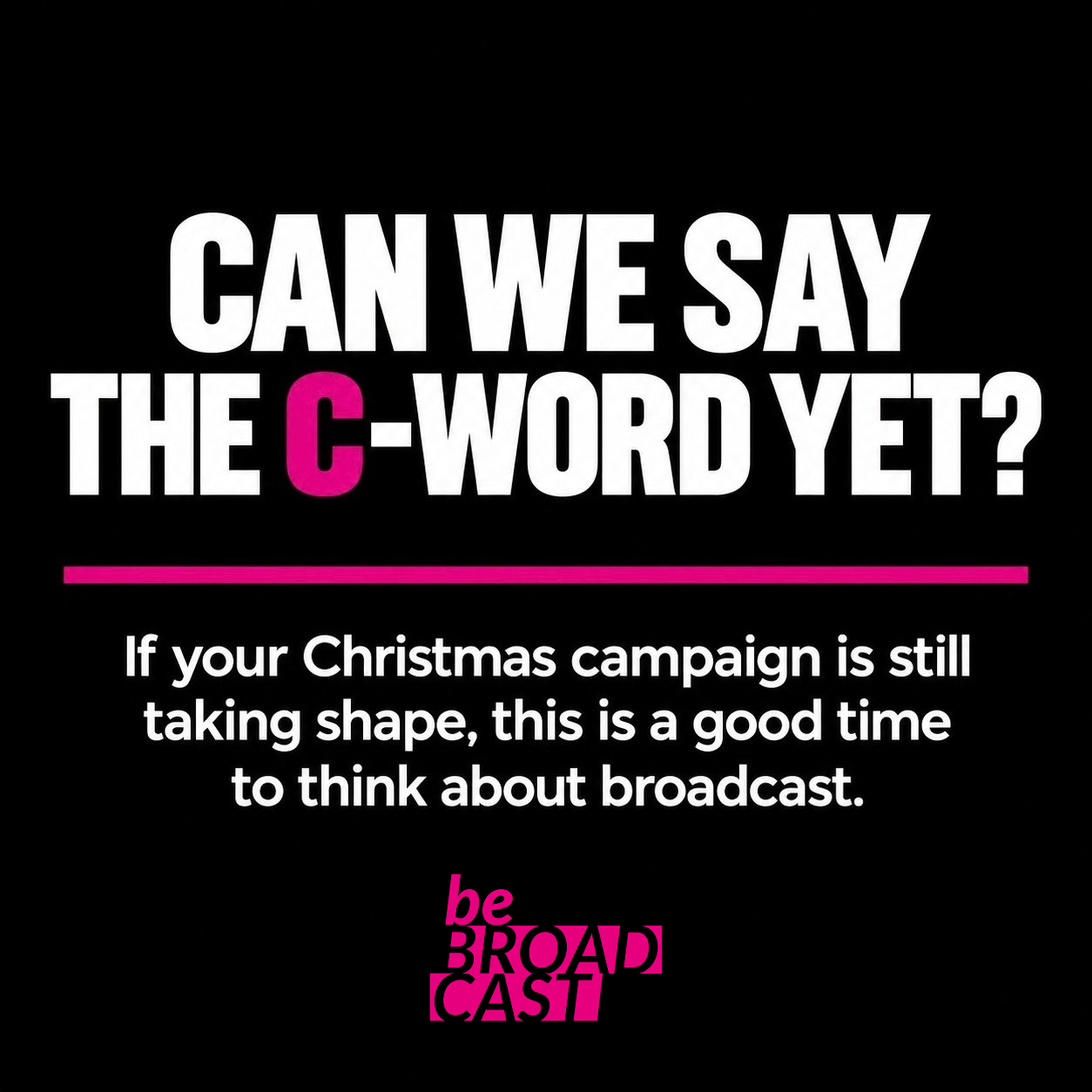 Why Christmas Broadcast Planning Starts Earlier Than You Think
